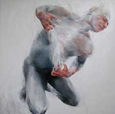 Man Yu Fung, «Re-nacer», óleo sobre tela, 2020.