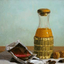 Gabriel Hermida, «Jugo de naranja y chocolate», óleo sobre tela, 2009.