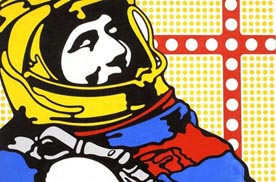 Claudio Tozzi, «Astronauta» óleo sobre tela.