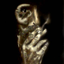Veronica M. Nuñez, «Un cigarro en la oscuridad», óleo sobre madera, 2009.