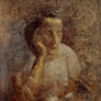 Miguel Diomede, «Estefanía», óleo sobre tela, 1953.