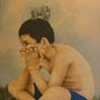 David Moctezuma Iza, «Fito y elefantes», óleo sobre tela, 2009.