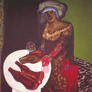 Franco Siron, «Mesa blanca», óleo sobre tela, 1982.