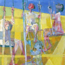 Cândido Portinari, «Niños en amacas», óleo sobre tela, 1960.