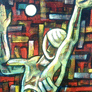 Denis Berrios, «Atleta», óleo sobre tela, 2008.