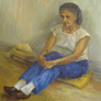 Vanessa Espinosa Ureta, «Vejez regresional», oleo sobre lienzo, 2008.