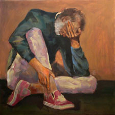 Adrian Cosentino, «Desesperanza», óleo sobre tela, 2010.