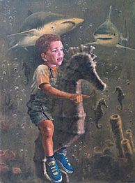 Franklin Álvarez, «Sin título», óleo sobre tela, 2009.