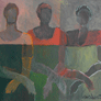 Sheila Devine,  «Tres mujeres», óleo sobre tela, 2002.