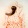 Fernando Botero, «Bailarina», sanguínea sobre papel, 1984.