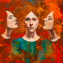 Martha Escondeur, «Susurros», óleo sobre tela, 2012.