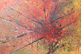 Ricardo Rodríguez, «Cerebro», óleo sobre tela, 2005.