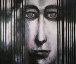 Juan Moreno Chamizo, «El Ventanal», acrílico sobre tela, 2013.