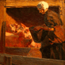 Fernando Fader, «La comida de los cerdos», óleo sobre tela, 1904.