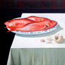 Edgar Soberón, «Parábola», óleo sobre tela, 1996.