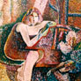 Héctor Alonso Rincón, «La espera», óleo sobre tela, 2006.