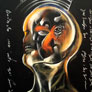 Ehivar Flores Herrera, «Cuando me quedo sin piel», óleo sobre tela, 2009.