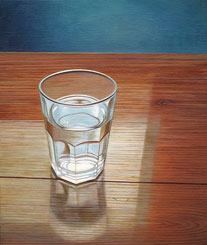 Edgar Soberón, «El agua», óleo sobre lino, 2013.