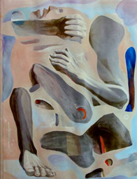 Francisco Navarro Méndez, «Estados», óleo sobre tela.