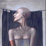 Arturo Rivera, «La cortina», óleo sobre madera, 2011.