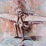 Yosleiby Fernández Mesa, «Falta de aire», óleo sobre tela, 2008.