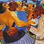 Emiliano Augusto Cavalcanti, «Baile popular», óleo sobre tela, 1972.