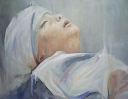 María Carolina Sandoval Acosta, «Sin título», óleo sobre tela, 2019.