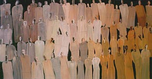 Arturo Morin,«Esperando», óleo sobre tela, 2006.