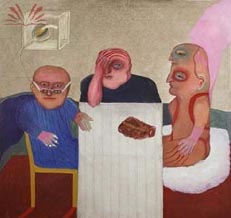 Franco Siron, «Pintura nº 22 de la serie: semejantes», óleo sobre tela, 1980.