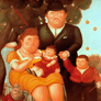 Fernando Botero, «La familia», óleo sobre tela, 1989.