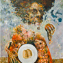 Beto Martínez, «Pancito batido», óleo sobre tela, 2009.