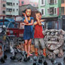 David Agenjo, «Made in China», óleo sobre tela, 2013.