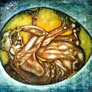 José Raul Rodriguez Cuevas, «Indesiciones de base», óleo sobre tela, 2013.