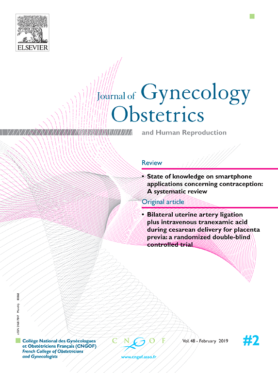 Journal of Gynecology Obstetrics and Human Reproduction                                                       