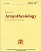 Journal of Anaesthesiology Clinical Pharmacology