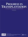Progress In Transplantation