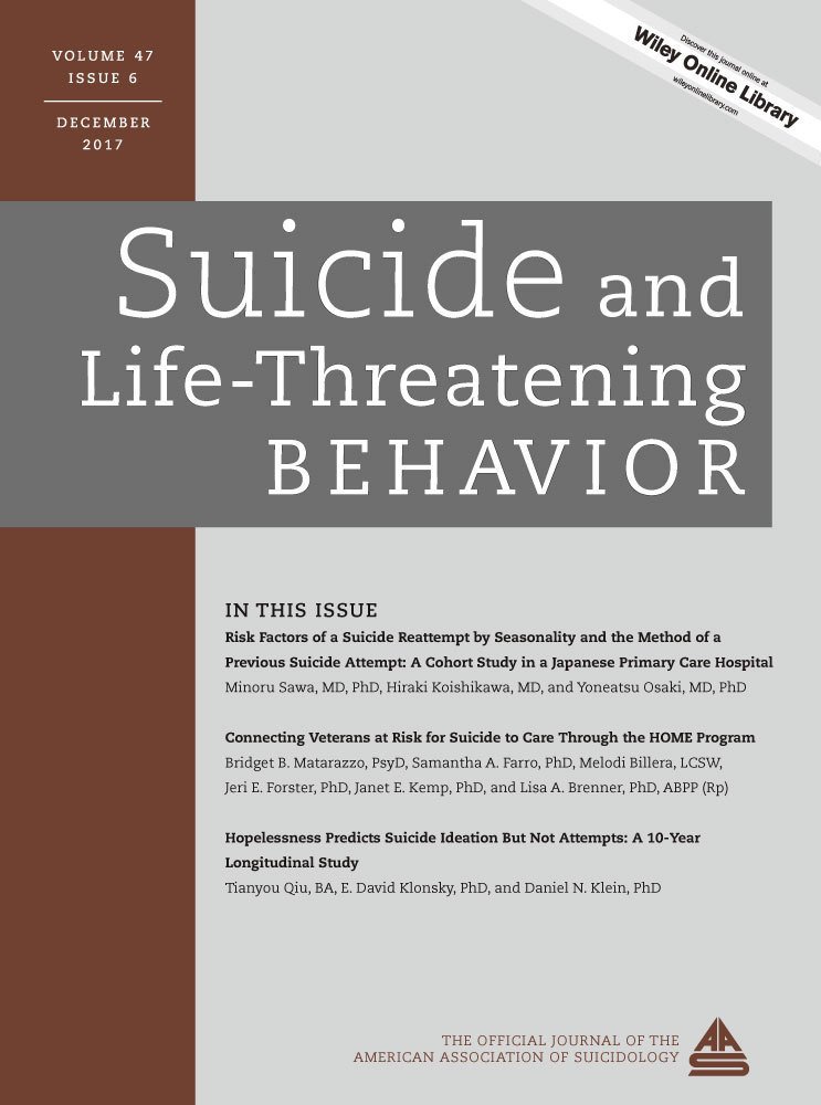 Suicide and Life-Threatening Behavior