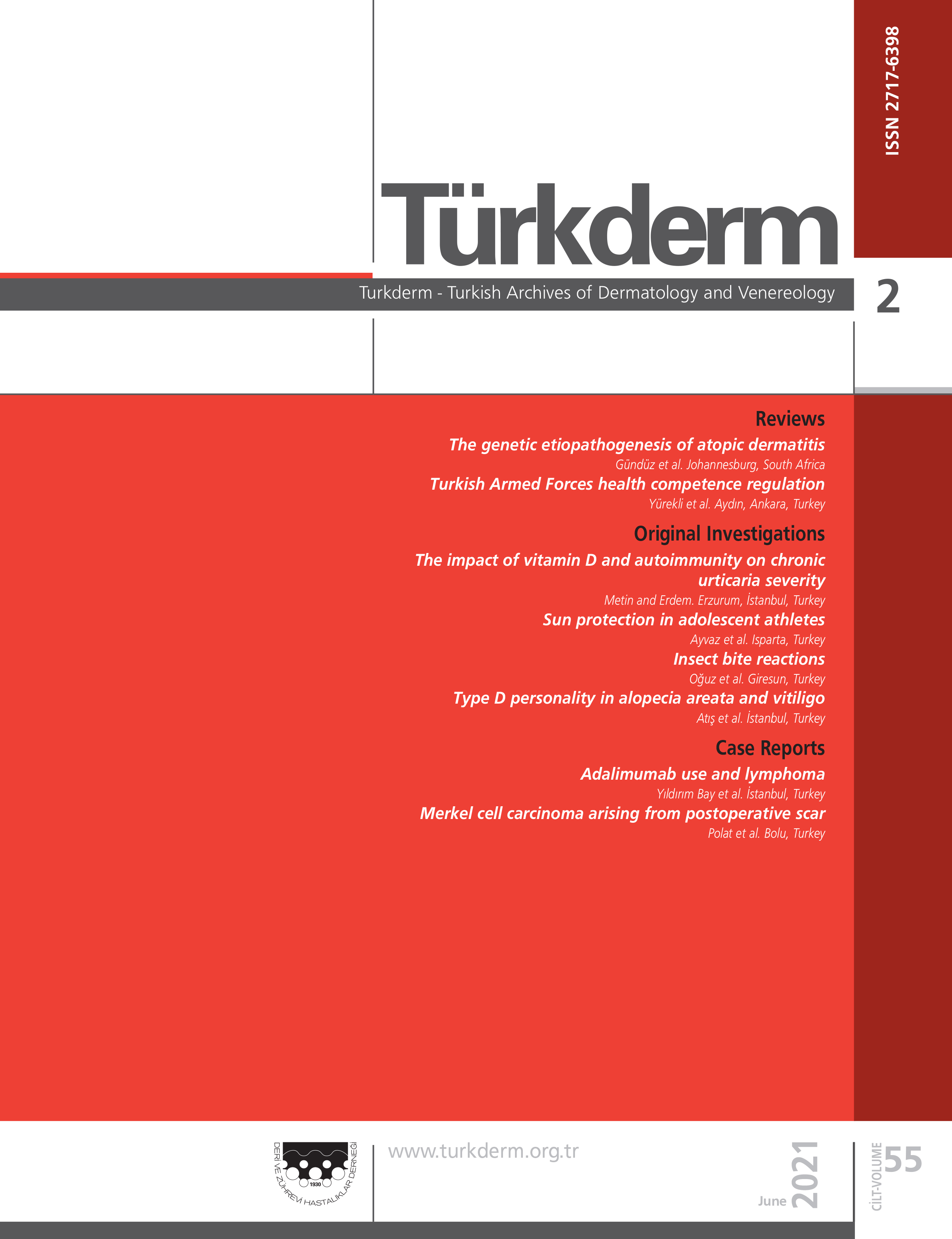 Turkderm - Turkish Archives of Dermatology and Venerology